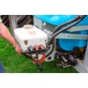 The black valve lever activates the drum rinse nozzle