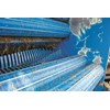 The rotor feeds crop straight into the chamber