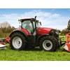 The Case IH Optum CVT 300 tractor performs well for a high horse power tractor.