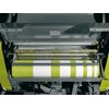The new Variant 400 balers can be optioned with a wider 1.3m net trough which “lays the netting over the edges of the bale