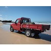 The run up 75 Mile Beach saw the Mahindra stretch its legs in 4x4 high