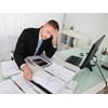 Worried businessman