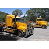Big lifters: Mack Titans, used for all heavy haulage work.