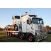 A piggybacked Kenworth.