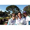 Valiant volunteers, from left, Lesley Walker, Leanne Deacon, and Susie Brown.