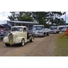 Mrs Doc Milligan’s 1950 Austin L301 joins the parade.