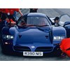 Nissan R390 road blue front pit