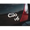 Renault Clio V6 rear badge