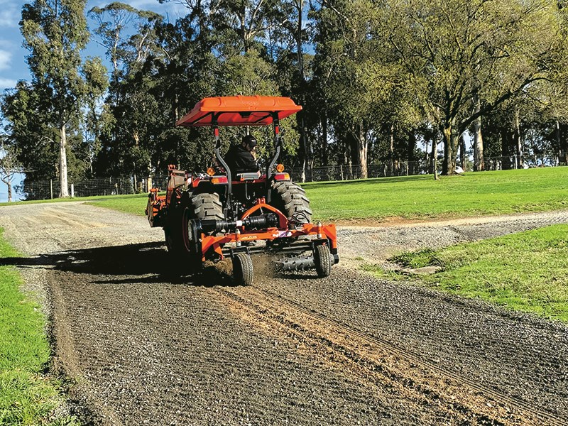 Kubota Land Pride PR 16 Series Powered Rake profile
