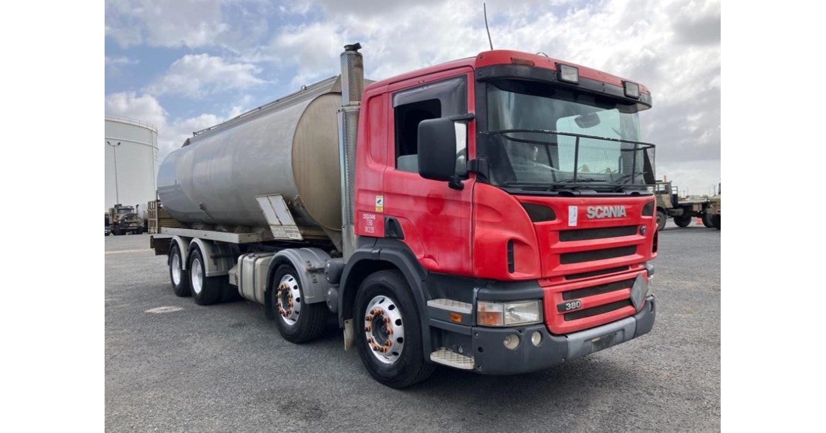 2006 SCANIA P380 RIGID FUEL TANKER for sale