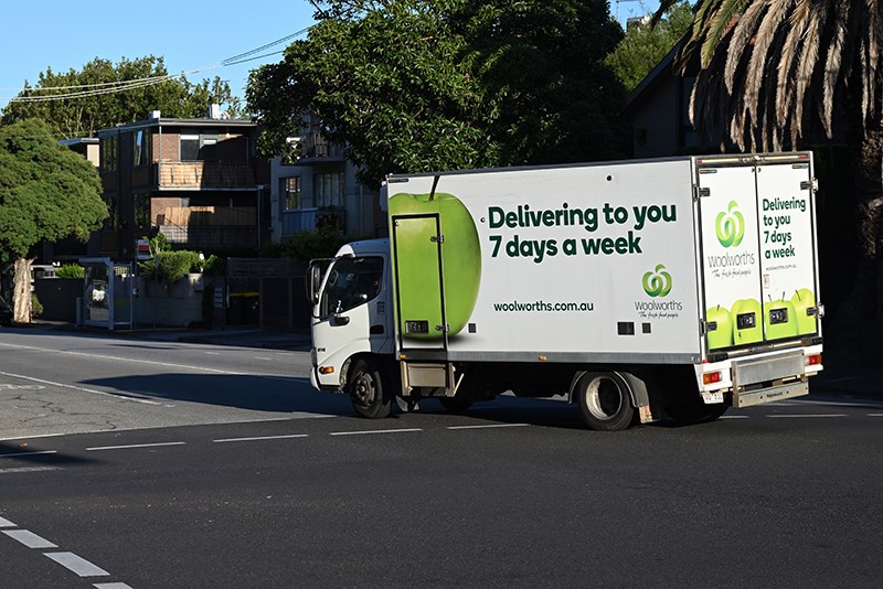 Woolies home delivery fleet gearing up for a greener future