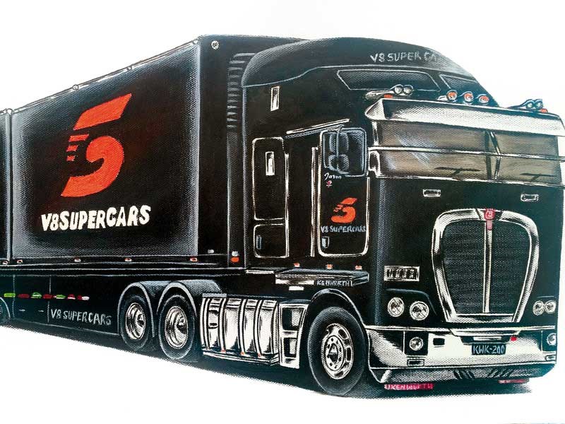 Paint my truck talented artist Rochelle Thomas