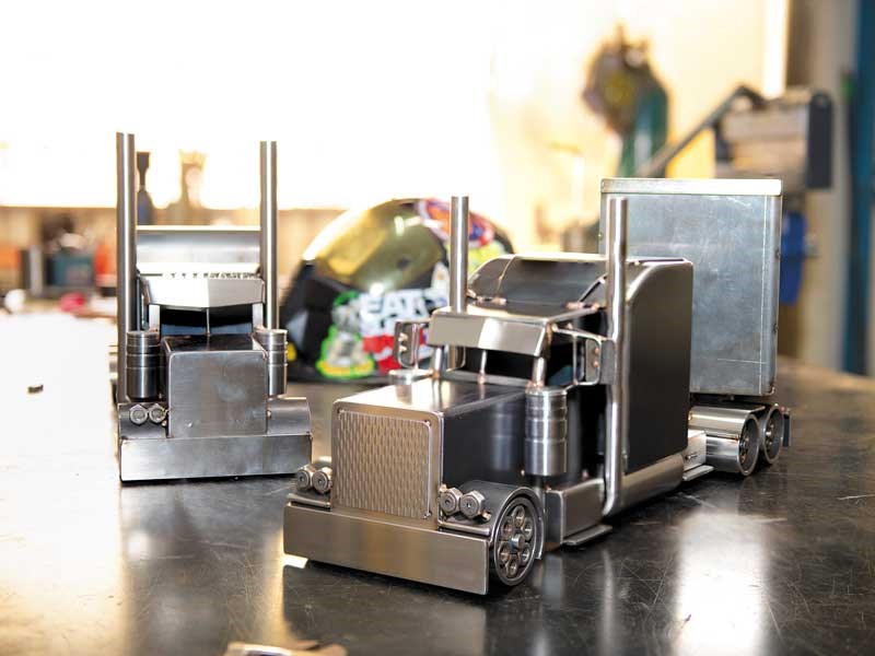 Metal model trucks