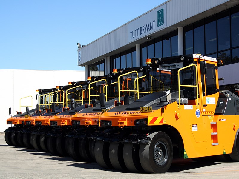 Nsw Govt Buys Six Bomag Multi Tyred Rollers