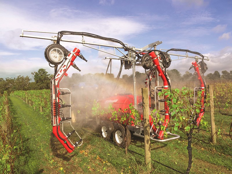 Silvan updates vineyard sprayer with powerful fan system