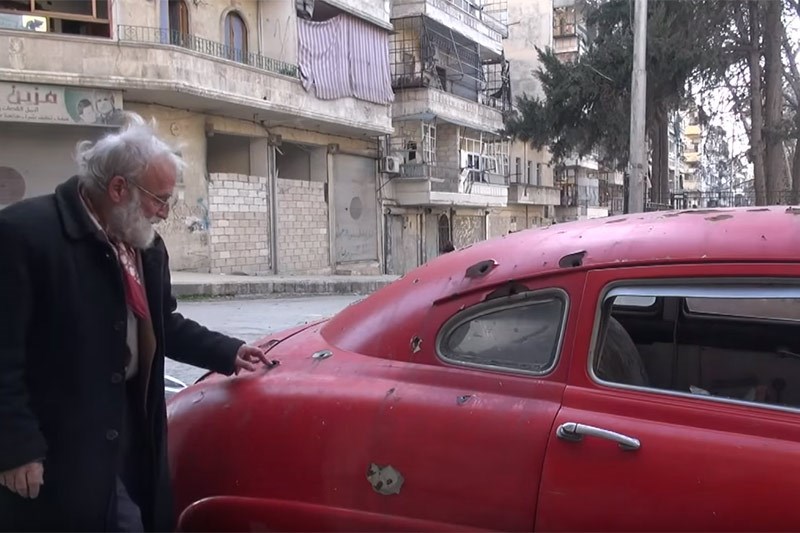 Video: Syrian vintage car collector defies danger to stay with cars