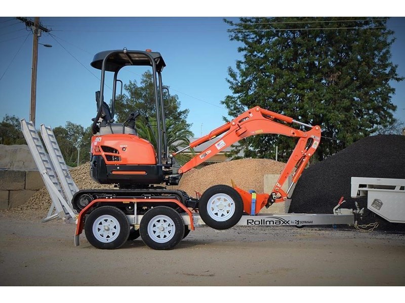 SUREWELD 2 020KG PAYLOAD MINI EXCAVATOR TRAILER WITH 2 400KG A T M AND