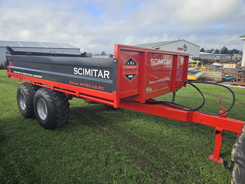 scimitar 6 tonne tandem axle tip trailer 855279 001