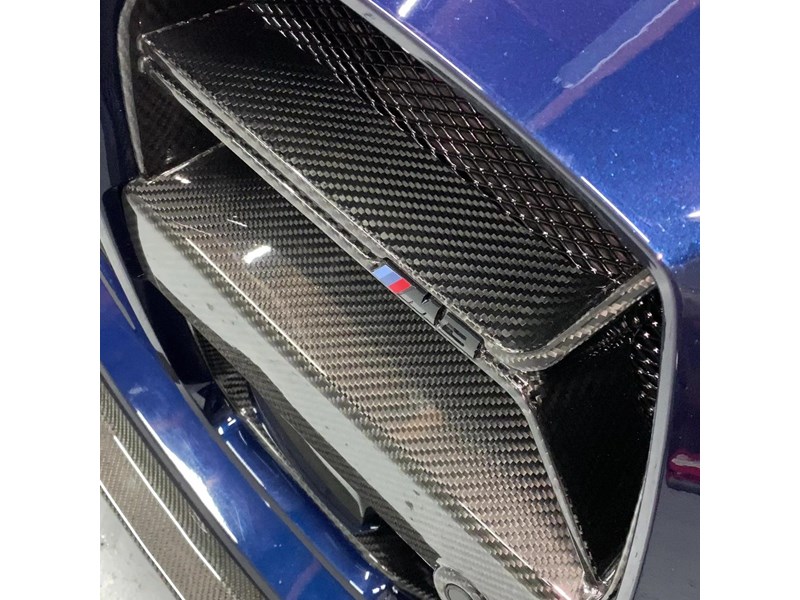 euro empire auto bmw carbon fiber csl style front grille for g80 m3 & g82 m4 970438 003