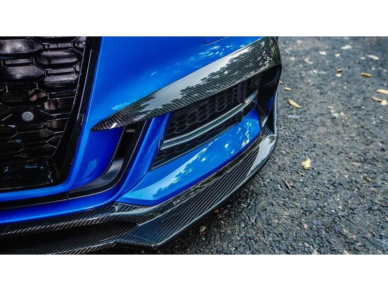 euro empire auto audi carbon fiber karbel style front splitter for 8v a3 & s3 fl 970483 002