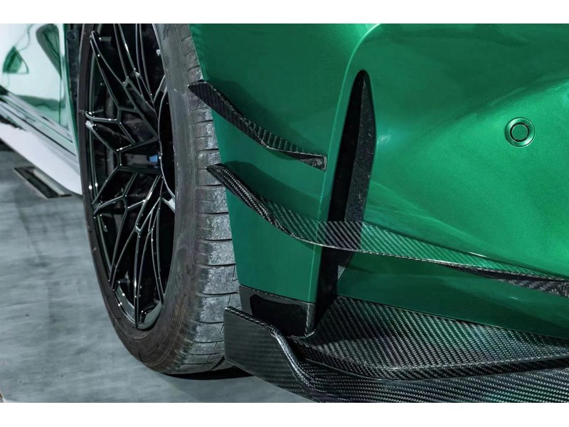 euro empire auto bmw carbon fiber front canards for g80 m3 & g82 m4 970652 004