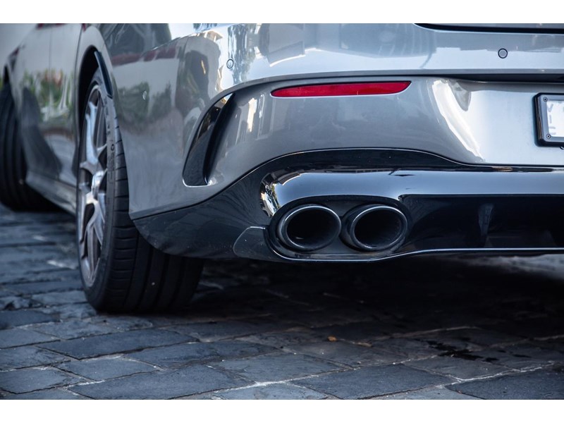 euro empire auto mercedes cla45s style rear diffuser with exhaust tips for cla-class w118 970795 003