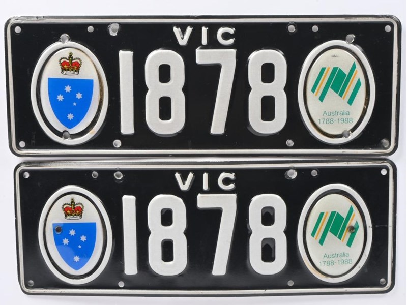 number plates bicentennial 977856 002