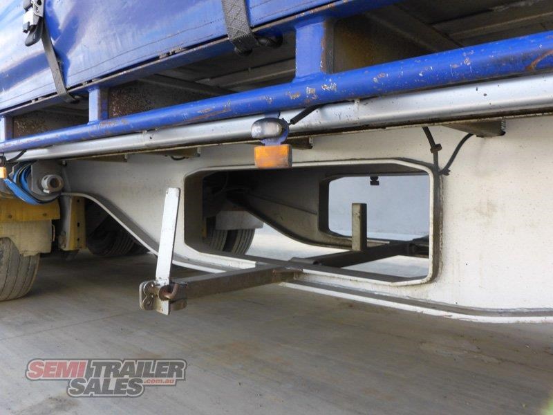maxitrans 2009 maxitrans / 2010 vawdrey 34 pallet dropdeck curtainsider b double set (4.6m high) 862464 029
