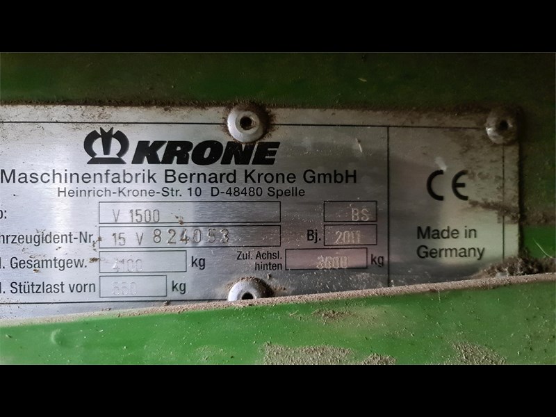 krone fortima v1500mc 862865 011