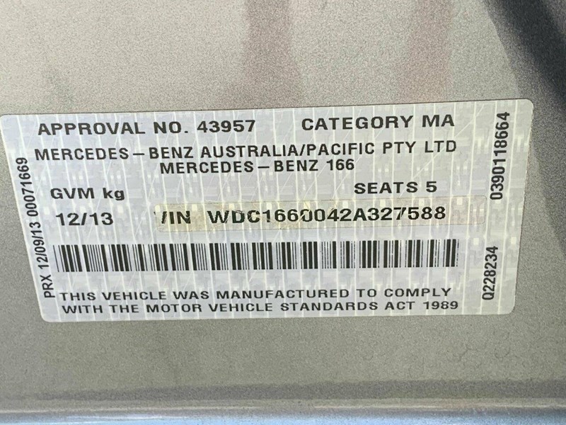 mercedes-benz ml250 864950 023