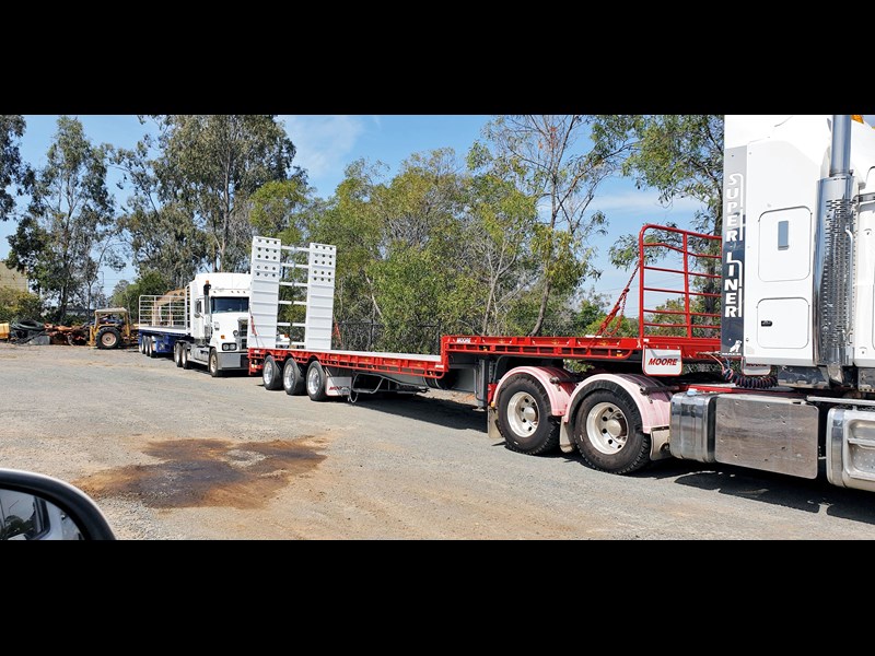 moore 45' drop deck trailer 848824 001