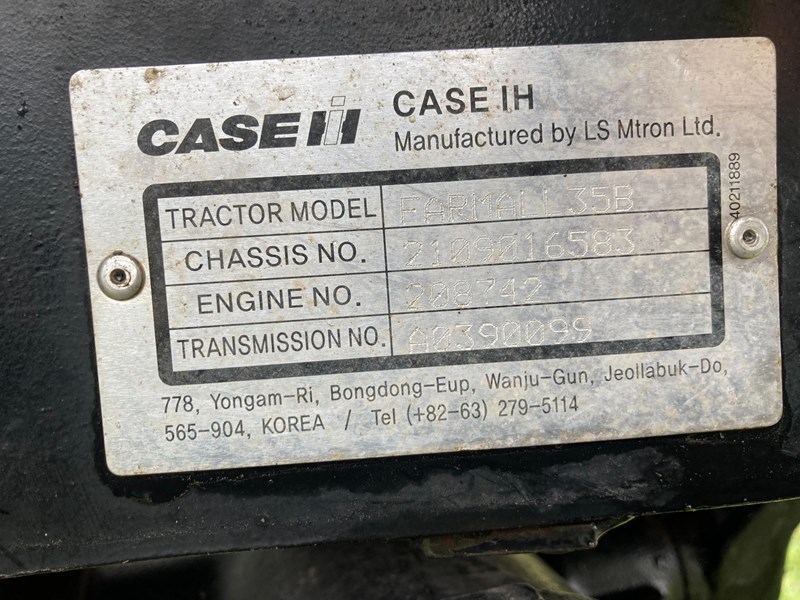 case ih farmall 35b 867617 011