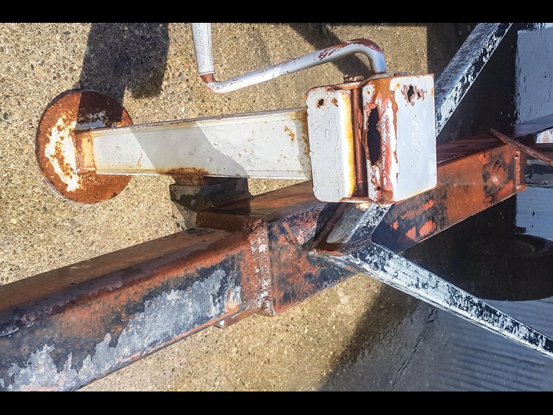 agricultural single axle bale trailer 838500 013