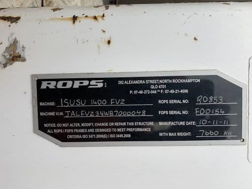 isuzu fvy1400 866899 019
