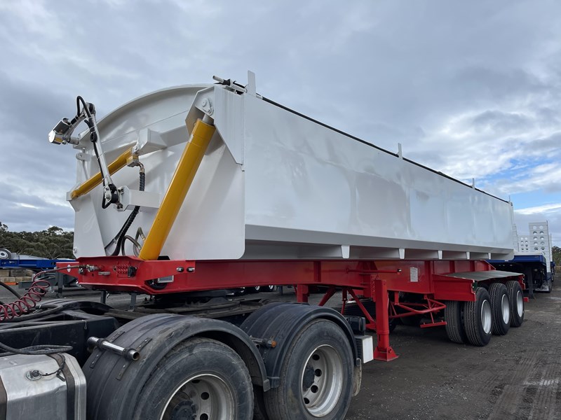 aaa heavy duty 25 m3 side tipper trailer 874797 005