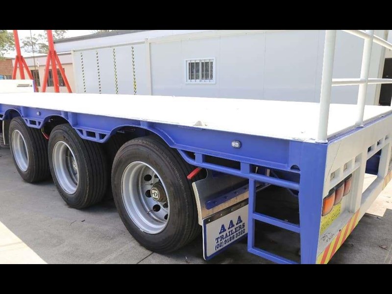 aaa 45' drop deck trailer with pins and airbag suspension 874800 011