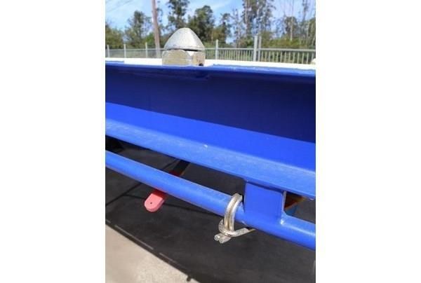 aaa 45' flat deck trailer with pins and airbag suspension 874804 011