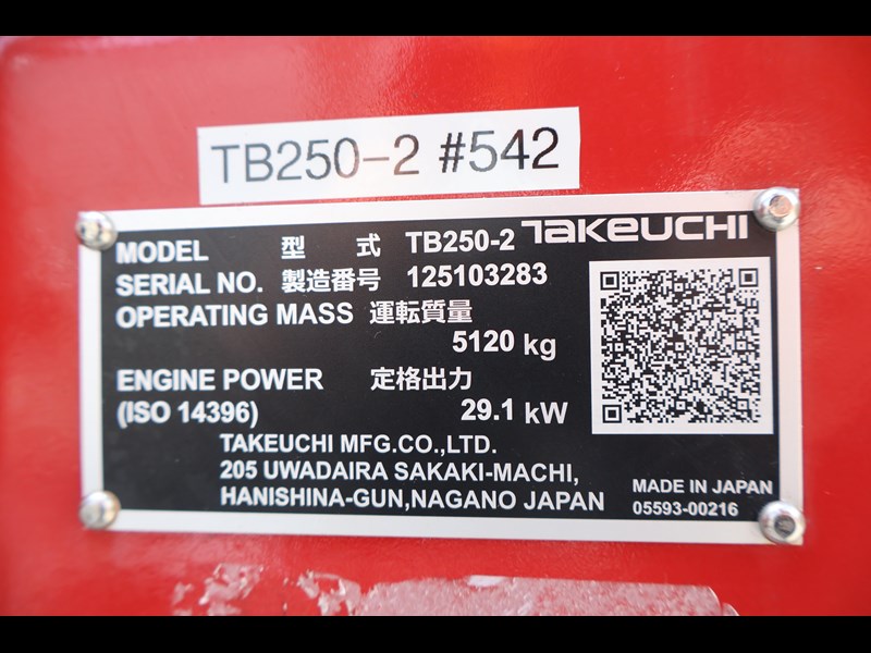 takeuchi tb250-2 965286 015