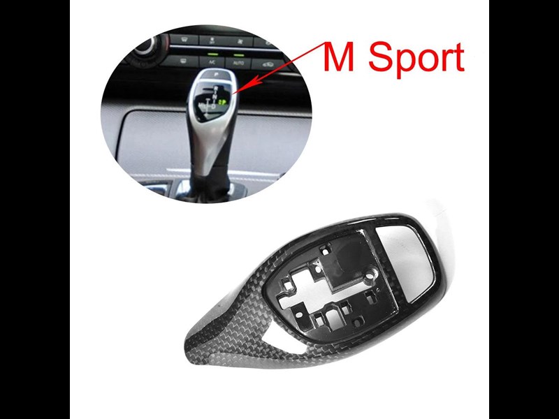 euro empire auto bmw dry carbon fiber gear shift knob for f22 & f30 & f10 970567 007