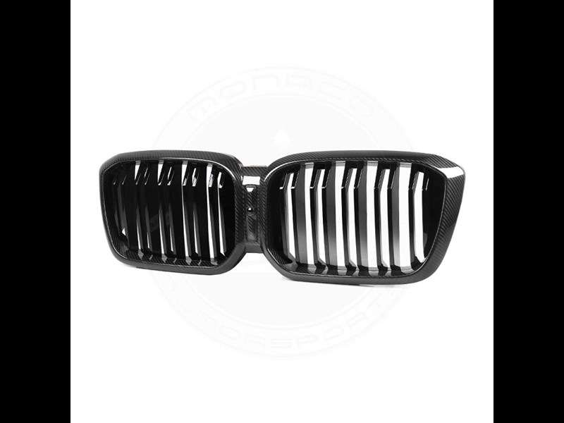 euro empire auto bmw carbon fiber front grilles for g01 & g02 & f97 x3m & f98 x4m 970663 001