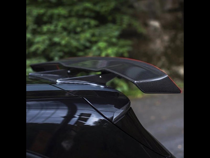 euro empire auto mercedes carbon fiber varis style rear spoiler for w176 970736 003