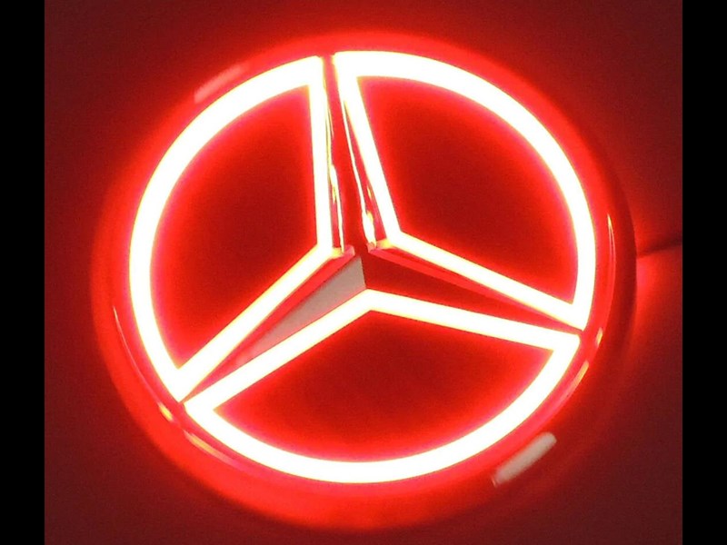 euro empire auto mercedes illuminated led grille star (2008-2018) 970739 015