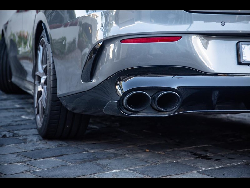 euro empire auto mercedes cla45s style rear diffuser with exhaust tips for cla-class w118 970795 005