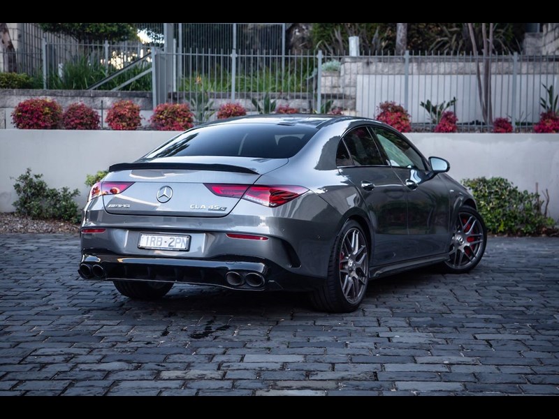 euro empire auto mercedes cla45s style rear diffuser with exhaust tips for cla-class w118 970795 003