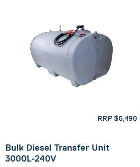 Bulk Diesel Transfer Unit 3000L