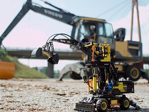 lego technic excavator volvo