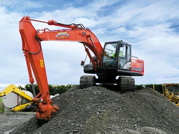 Hitachi ZH200 hybrid excavator
