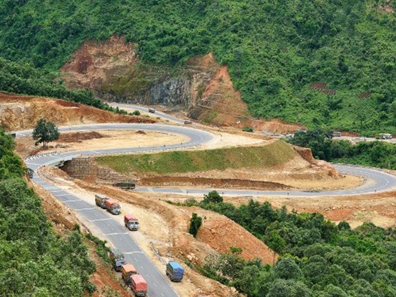  The Shillong bypass road in north-east India required some dextrous planning and execution.