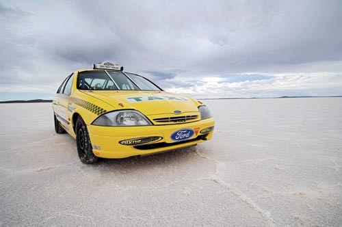 Ford AU Falcon salt racer