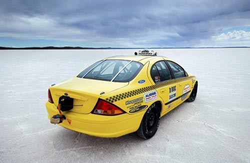 Ford AU Falcon salt racer